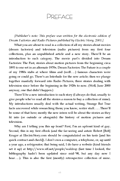 Dream Factories and Radio Pictures