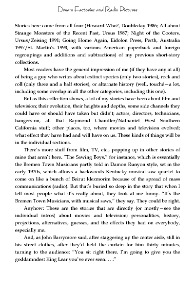 Dream Factories and Radio Pictures